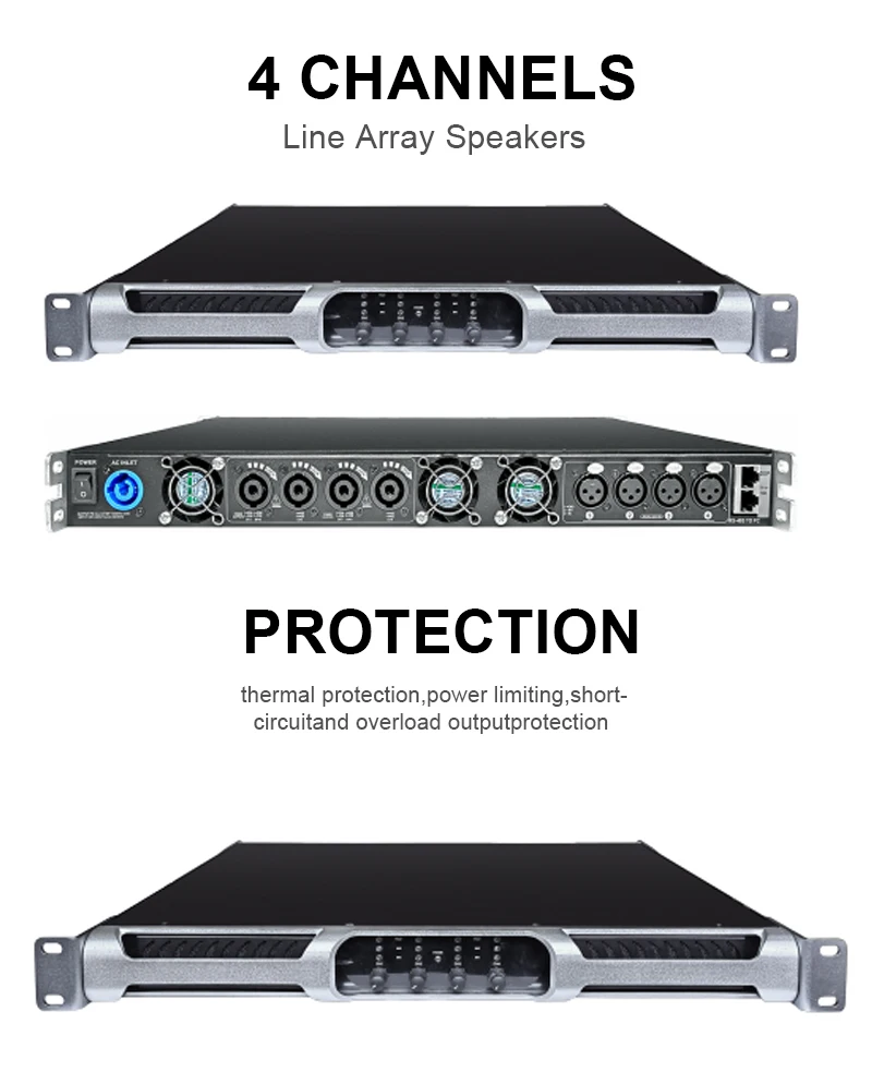 Class D Amplifier - เครื่องขยายเสียง TLF PFA12KLedProfessional Audio Equipments ใช้ไฟ