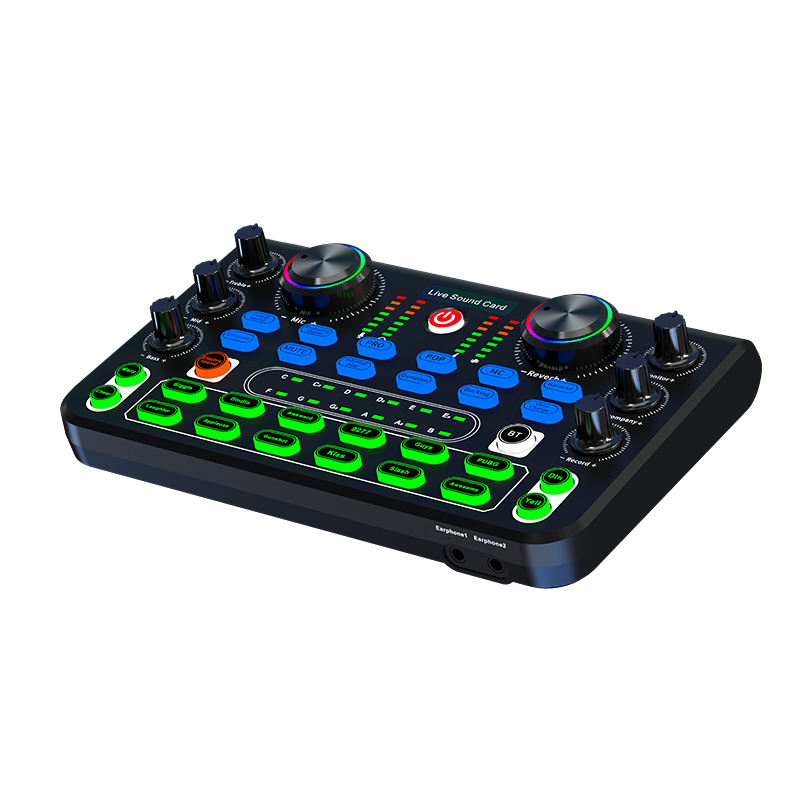 Audio Interface - อินเทอร์เฟซเสียงระดับมืออาชีพ Biner X60L การ์ดเสียง USB อุปกรณ์บันทึกเสียงสำหรับสตูดิโอเพลง
