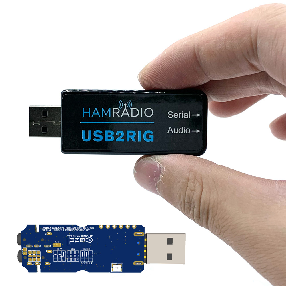 Usb Sound Card - USB2RIG อะแดปเตอร์เสียง USB สำหรับวิทยุ รองรับการเชื่อมต่อ PTT