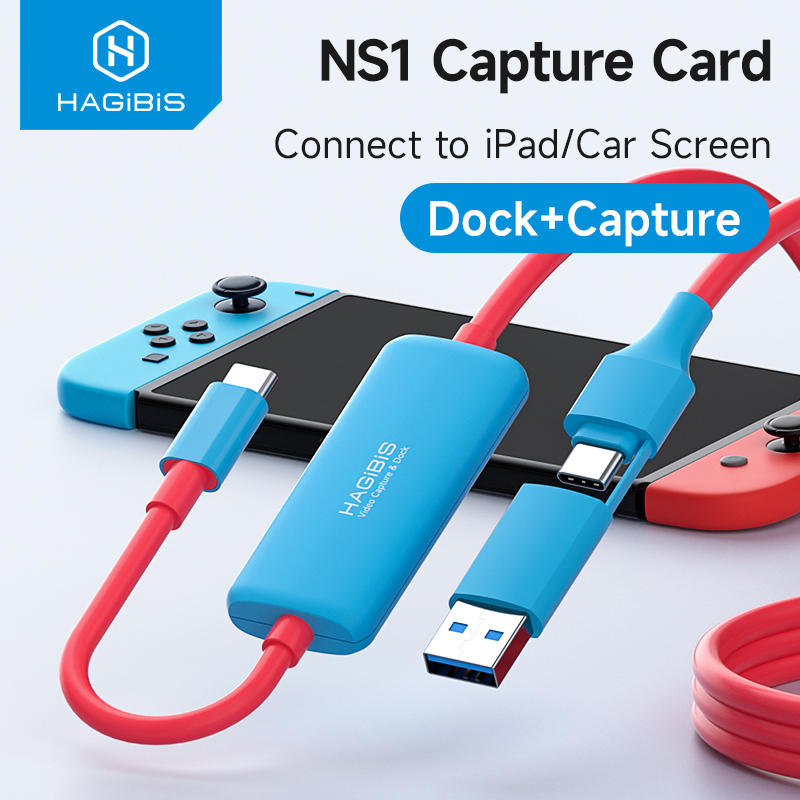 Usb Sound Card - การ์ดแคปเจอร์วิดีโอ Hagibis USB3.0 พร้อมพอร์ต PD 100W