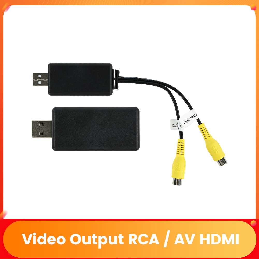 Audio Cable Rca - USB To CVBS RCA วิดีโอเอาต์พุตอะแดปเตอร์กล่องอินเทอร์เฟซ HDMI