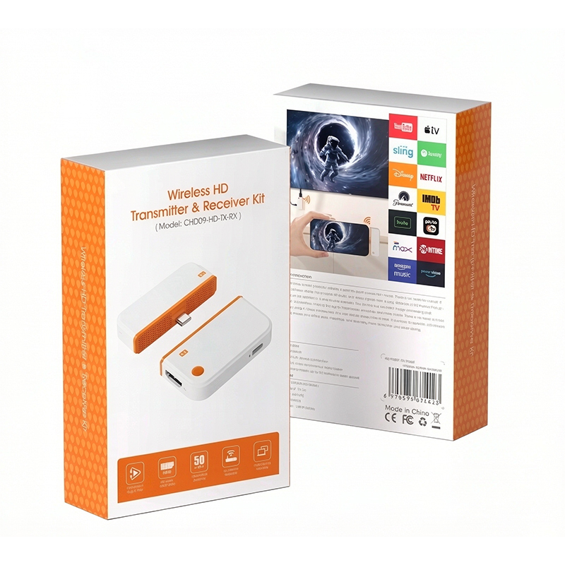 Audio Interface - ตัวส่งสัญญาณและรับสัญญาณ HDMI แบบไร้สาย ระยะ 50 เมตร