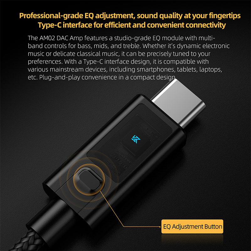 KZ AM02 TYPE-C TO 3.5 รวมฟังก์ - Headphone Amplifier บทวิจารณ์และราคา
