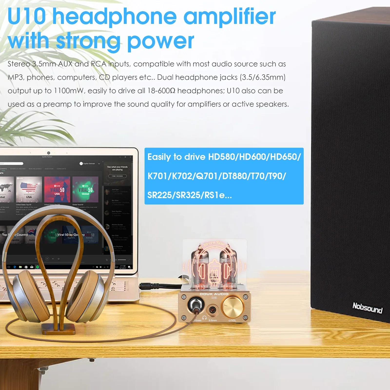 Douk Audio U10 แอมพลิฟายเออร์ห - Headphone Amplifier บทวิจารณ์และราคา