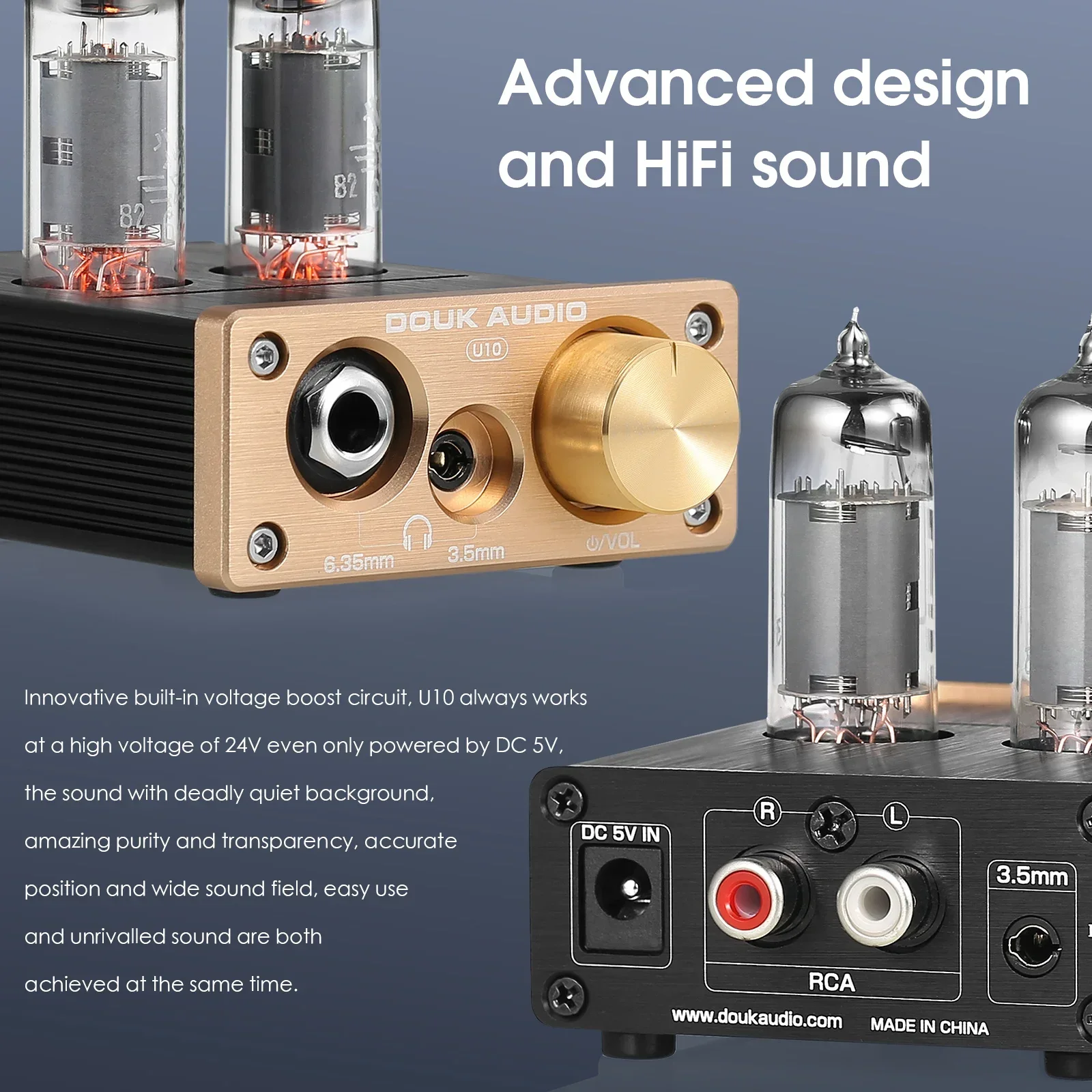 Douk Audio U10 แอมพลิฟายเออร์ห - Headphone Amplifier บทวิจารณ์และราคา