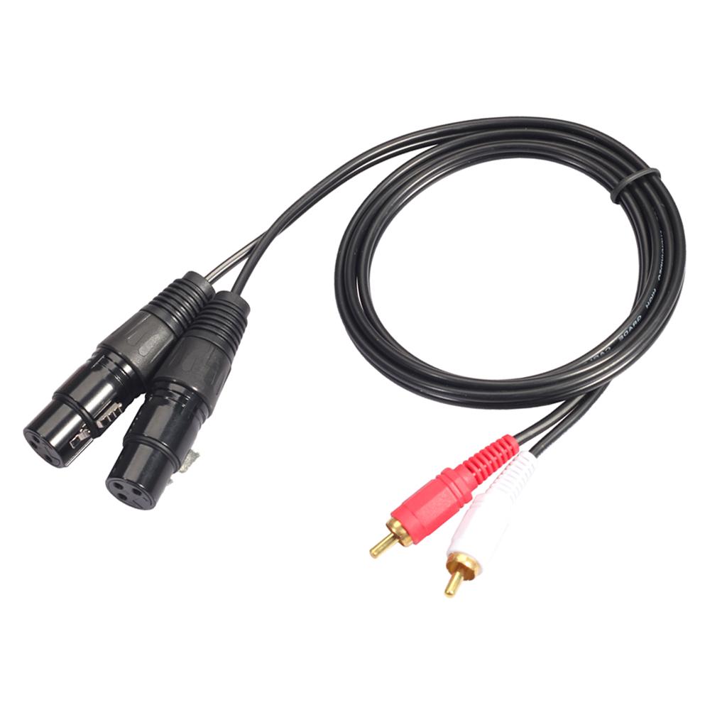 อะแดปเตอร์สายสัญญาณเสียง XLR R - Audio Cable Rca บทวิจารณ์และราคา