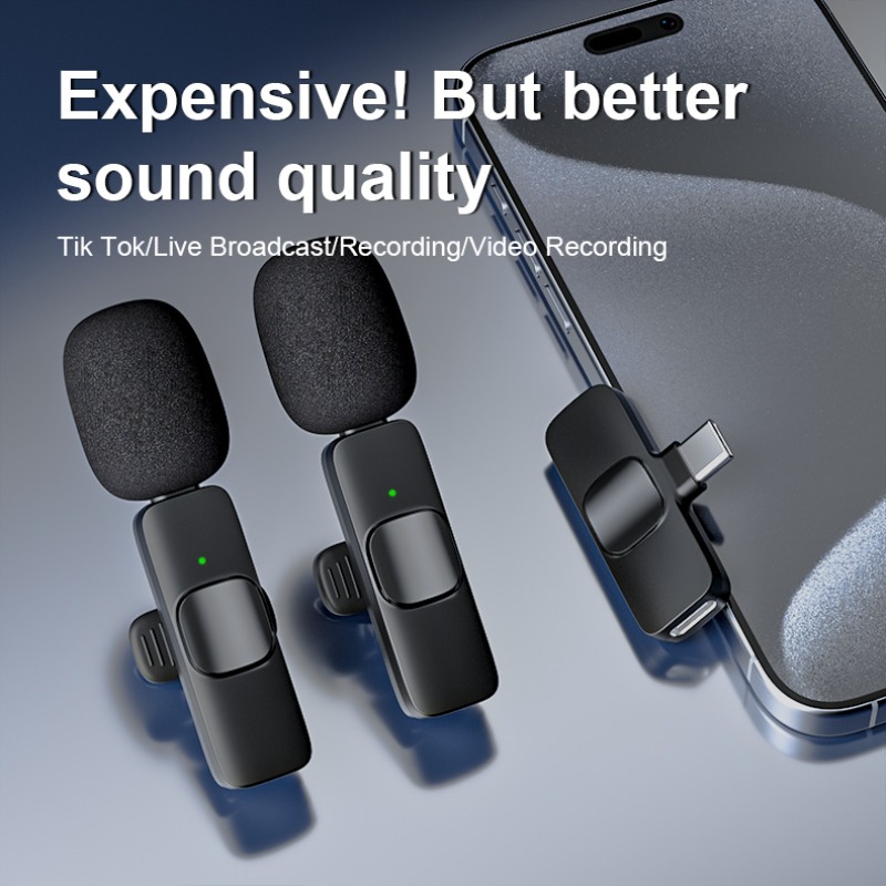 ไมโครโฟนแบบหนีบเสื้อไร้สาย 2.4 - Microphone Capsule บทวิจารณ์และราคา