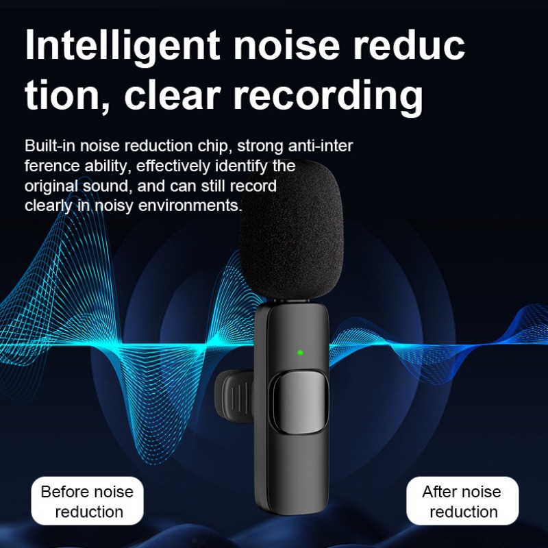 ไมโครโฟนแบบหนีบเสื้อไร้สาย 2.4 - Microphone Capsule บทวิจารณ์และราคา