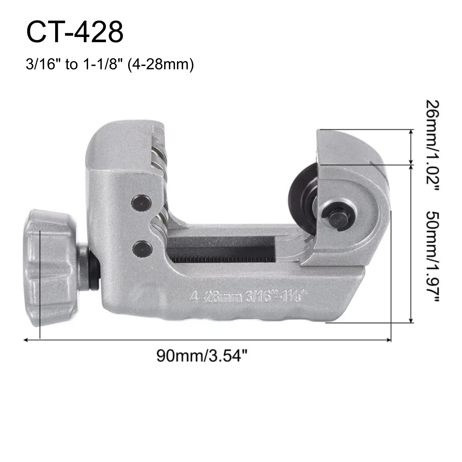 เครื่องตัดท่อขนาด 4-28 มม. ตัว - Knob Aluminum บทวิจารณ์และราคา