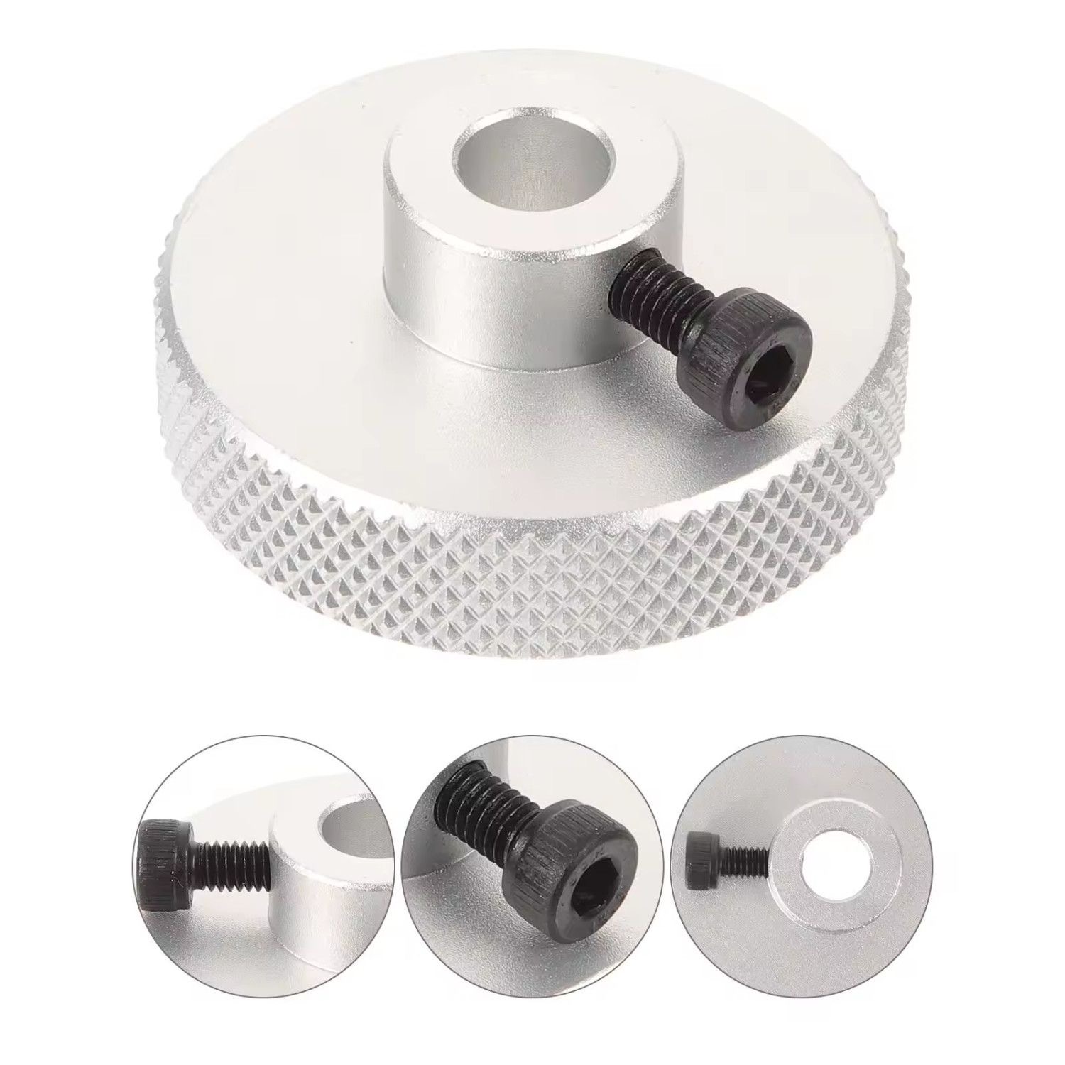 มือหมุนสเต็ปเปอร์มอเตอร์อะลูมิ - Knob Aluminum บทวิจารณ์และราคา