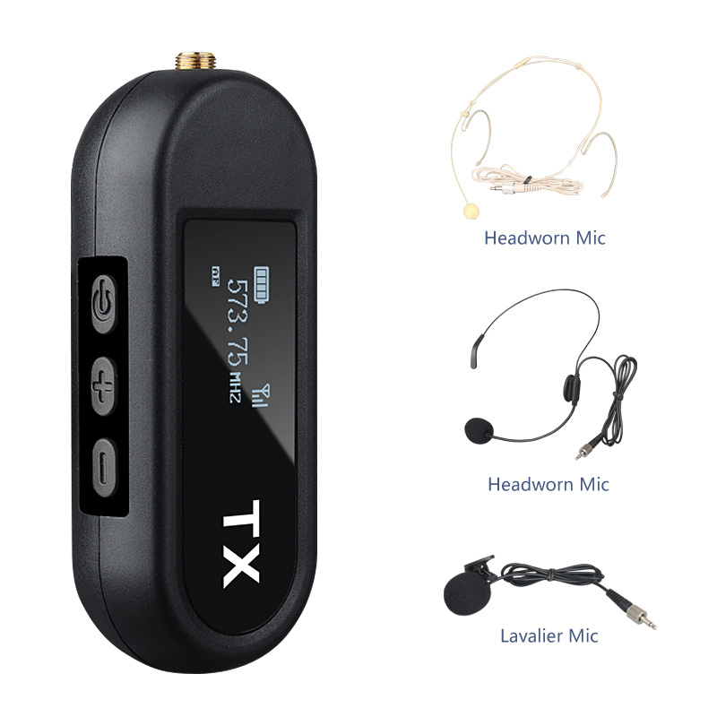 ไมโครโฟนไร้สายแบบเฮดเซ็ต UHF ส - Microphone Capsule บทวิจารณ์และราคา