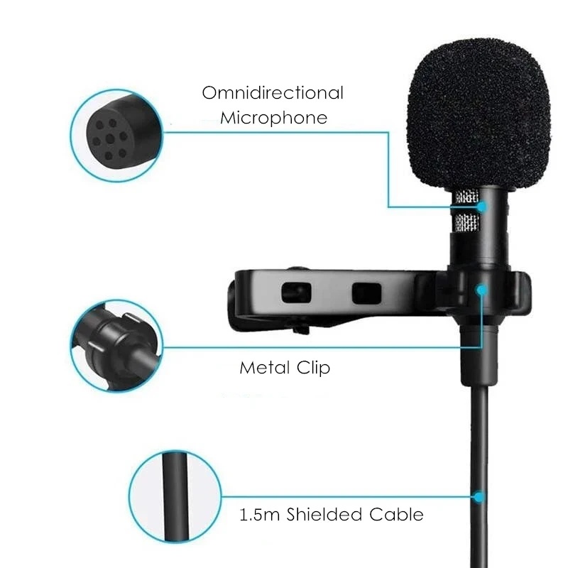 ไมโครโฟนแบบหนีบปกเสื้อขนาดเล็ก - Microphone Capsule บทวิจารณ์และราคา