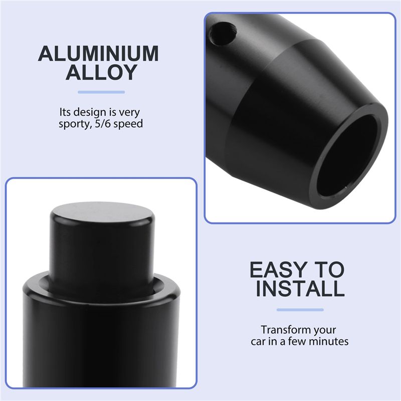 AU33-หัวเกียร์รถยนต์แบบอัตโนมั - Knob Aluminum บทวิจารณ์และราคา