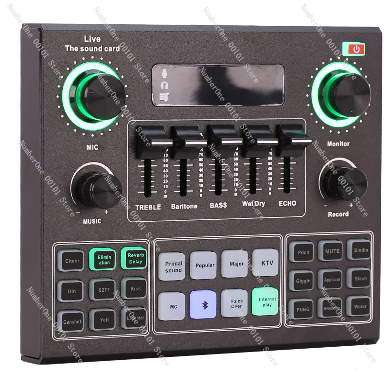 ชุดไมโครโฟนพร้อมการ์ดเสียง V9  - Usb Sound Card บทวิจารณ์และราคา
