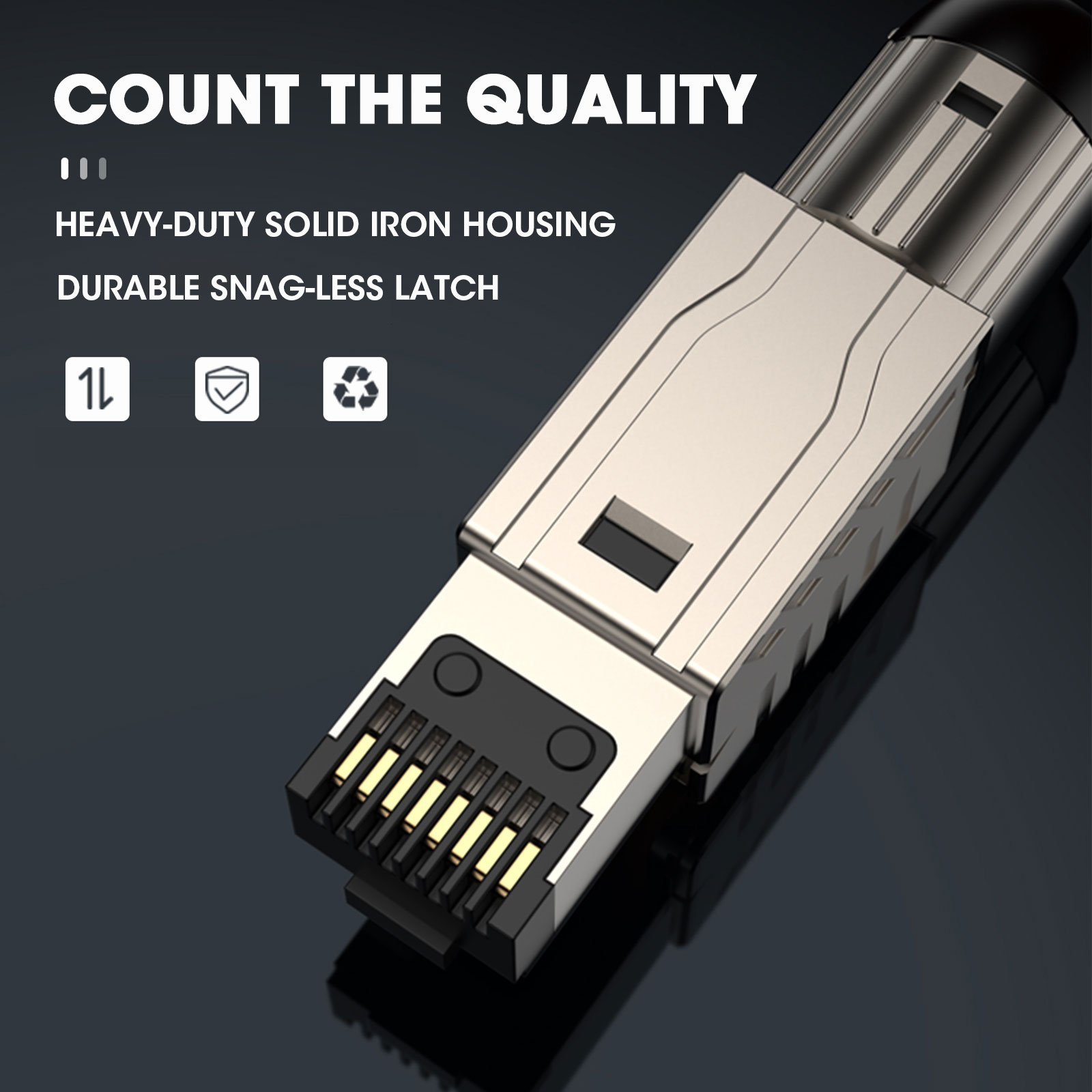 ZoeRax 2-Pack RJ45 Connectors  - Rj45 Jack บทวิจารณ์และราคา