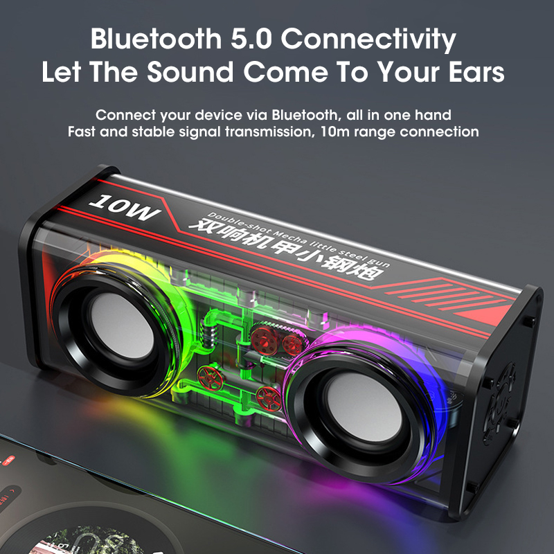 ลำโพงบลูทูธ V8 TWS 5.0 แบบพกพา - Speaker Driver บทวิจารณ์และราคา