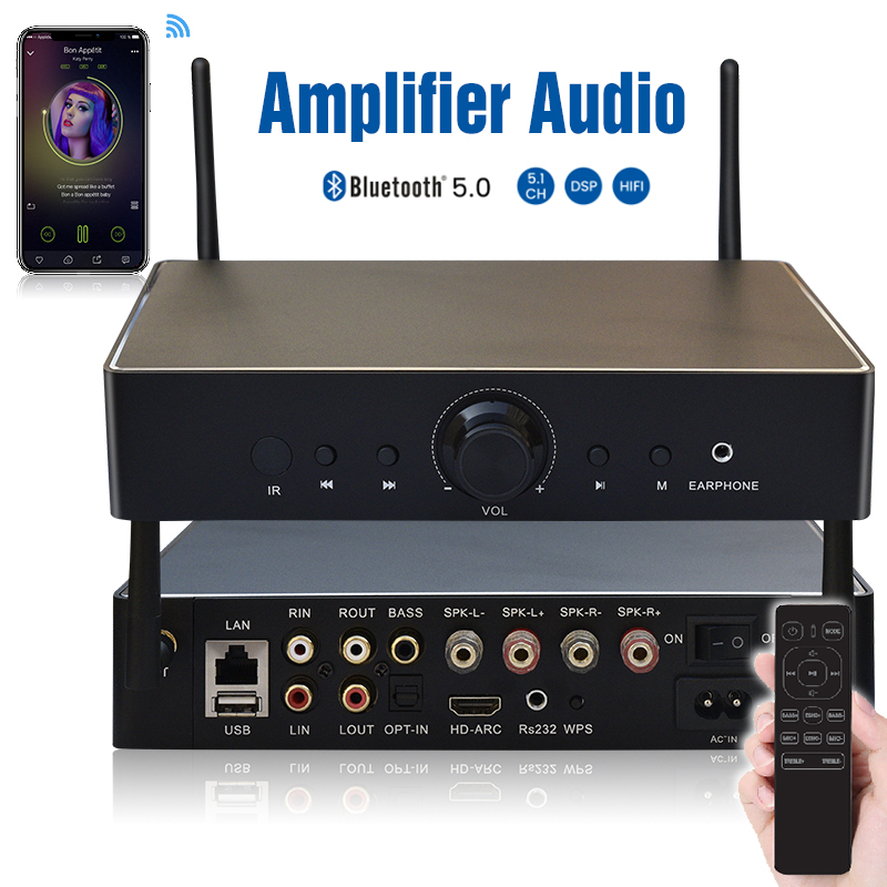 WA60 60W*2 ESS9023 WiFi HiFi ส - Class D Amplifier บทวิจารณ์และราคา