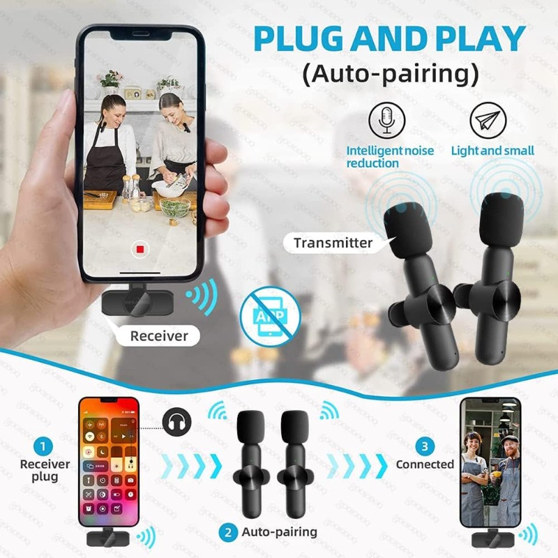 ไมโครโฟนไร้สายแบบหนีบเสื้อสำหร - Microphone Capsule บทวิจารณ์และราคา